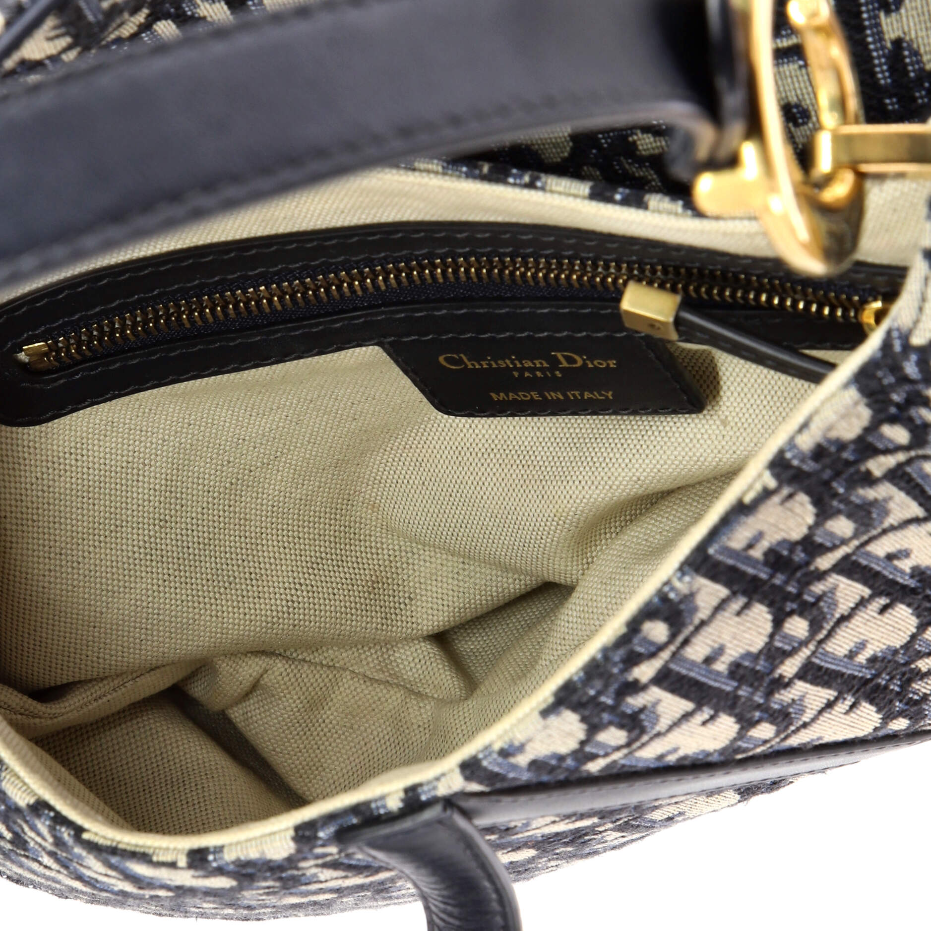 Saddle Handbag Oblique Canvas Medium