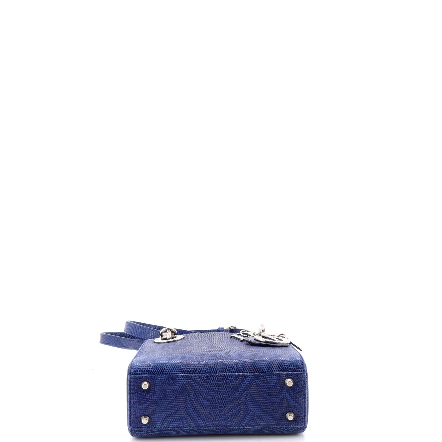Lady Dior Bag Lizard with Crystal Charms Mini