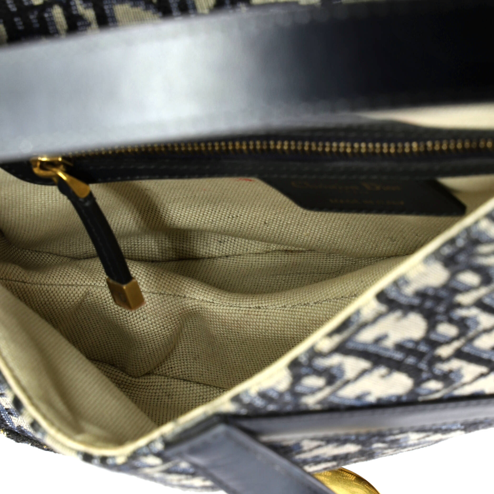 Saddle Handbag Oblique Canvas Medium