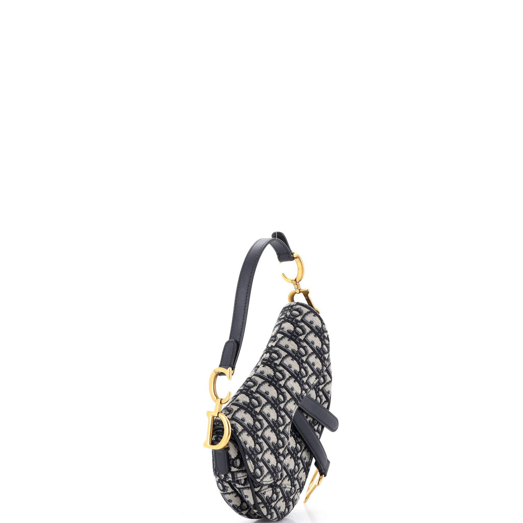 Saddle Handbag Oblique Canvas Mini