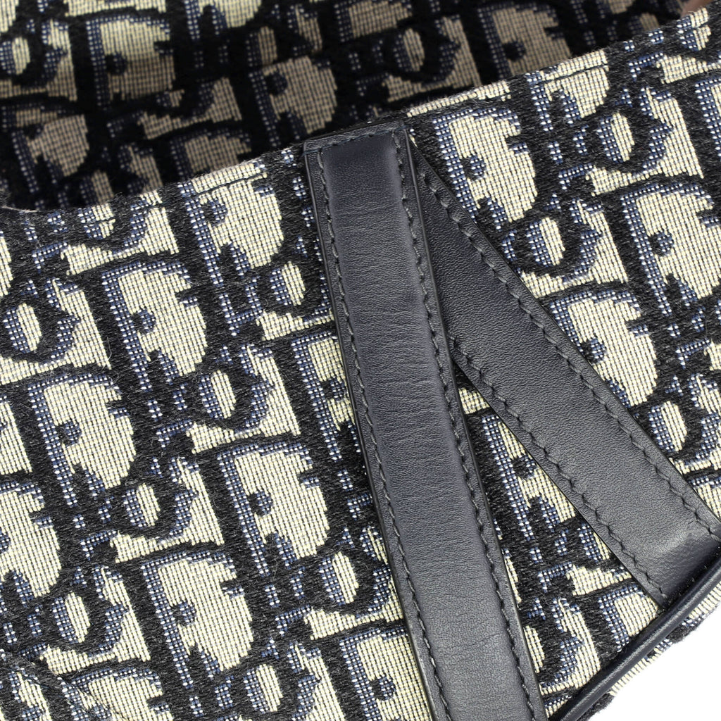 Saddle Handbag Oblique Canvas Mini