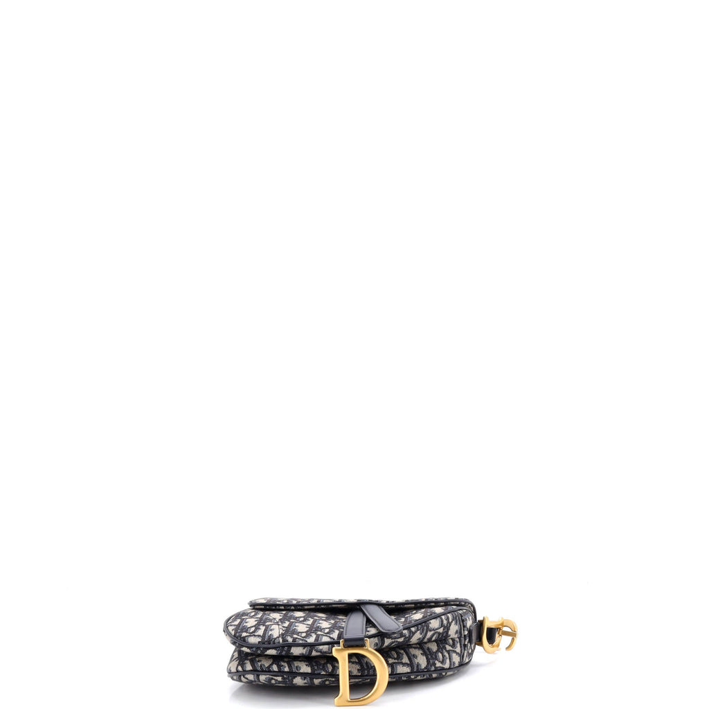 Saddle Handbag Oblique Canvas Mini