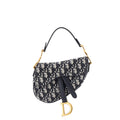 Saddle Handbag Oblique Canvas Mini
