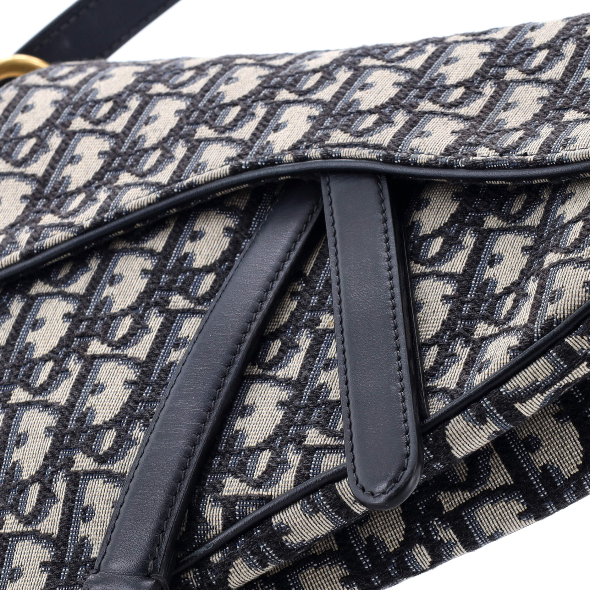 Saddle Handbag Oblique Canvas Medium