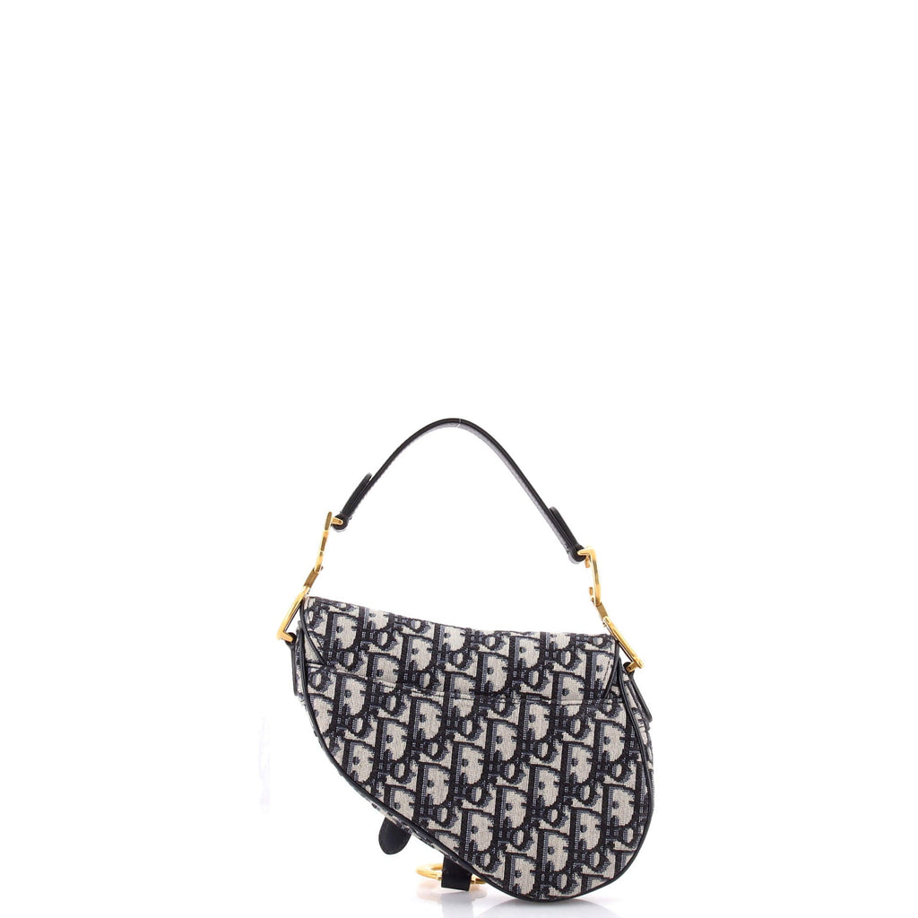 Saddle Handbag Oblique Canvas Mini