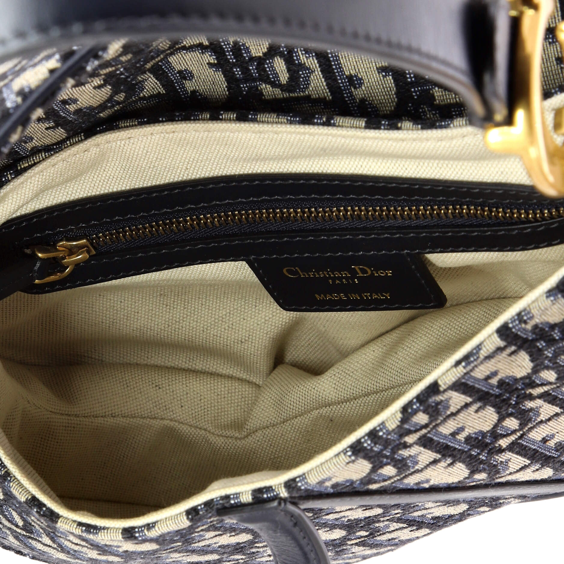 Saddle Handbag Oblique Canvas Medium