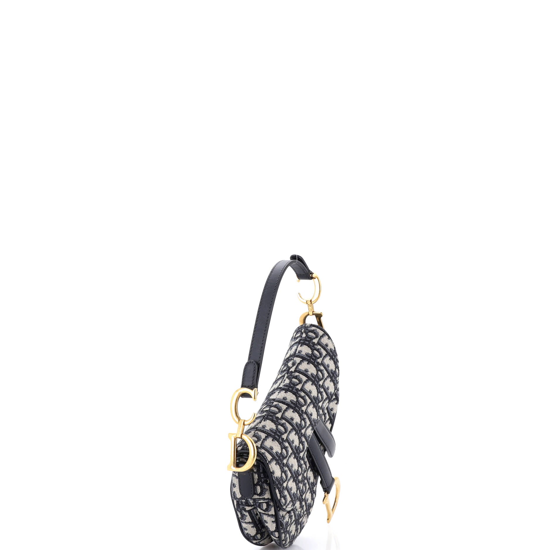 Saddle Handbag Oblique Canvas Mini