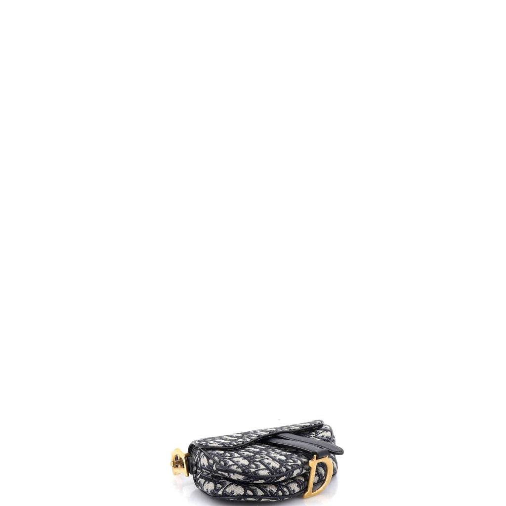 Saddle Handbag Oblique Canvas Mini