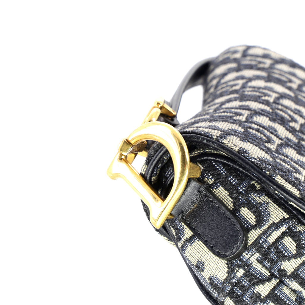 Saddle Handbag Oblique Canvas Mini