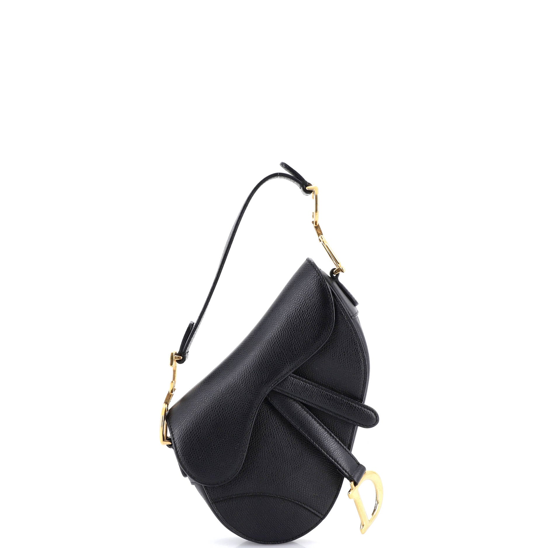 Saddle Handbag Leather Mini