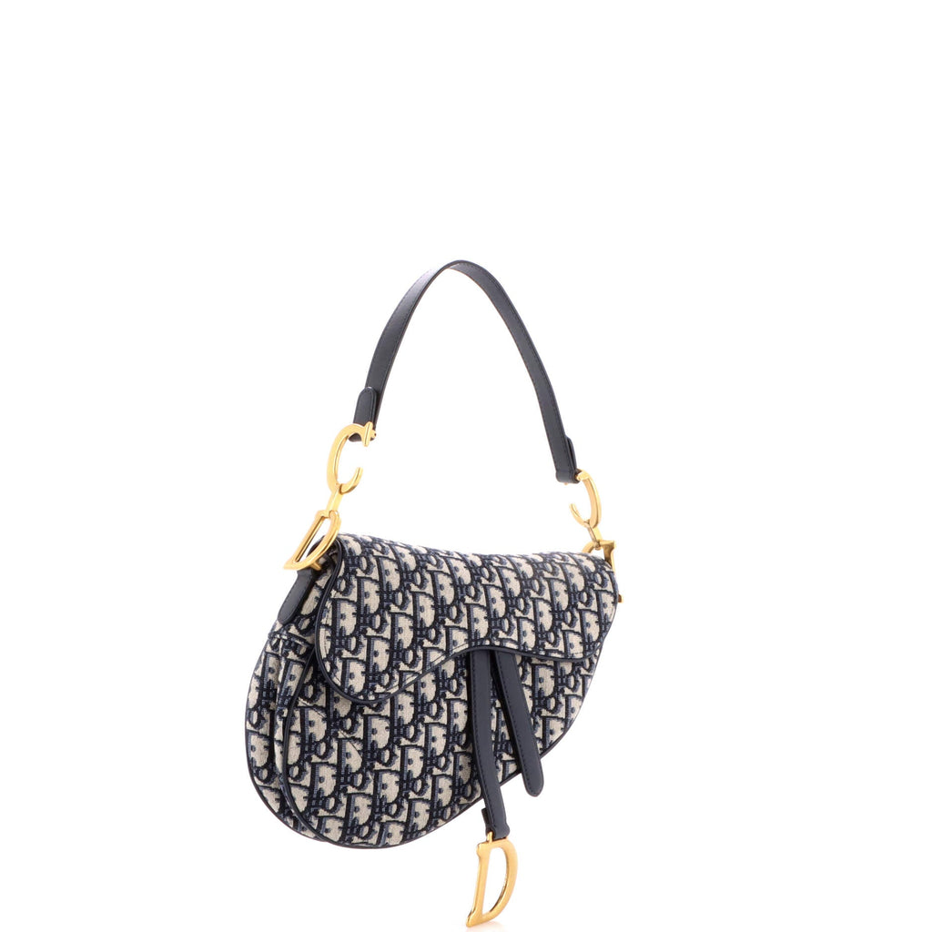 Saddle Handbag Oblique Canvas Medium