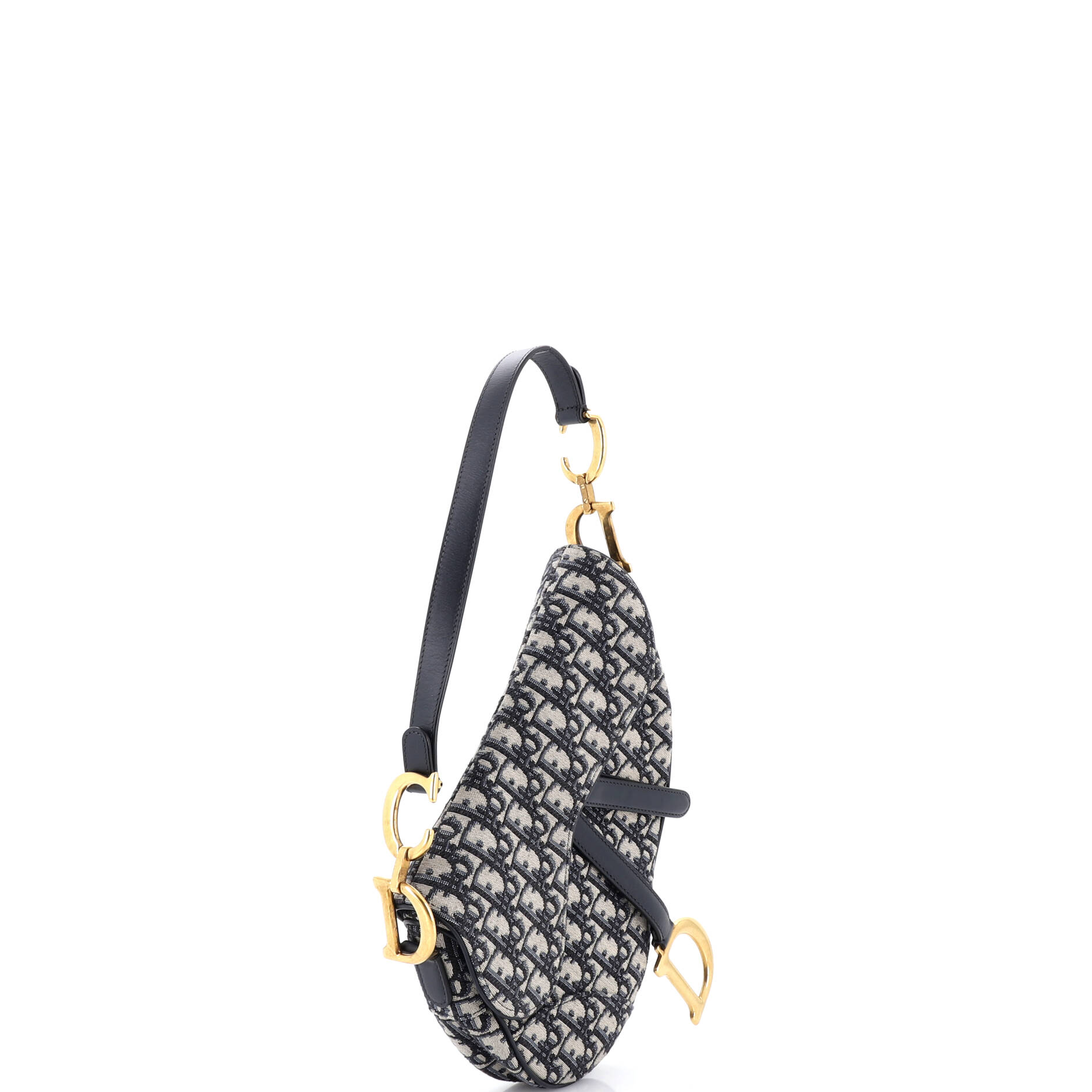 Saddle Handbag Oblique Canvas Medium