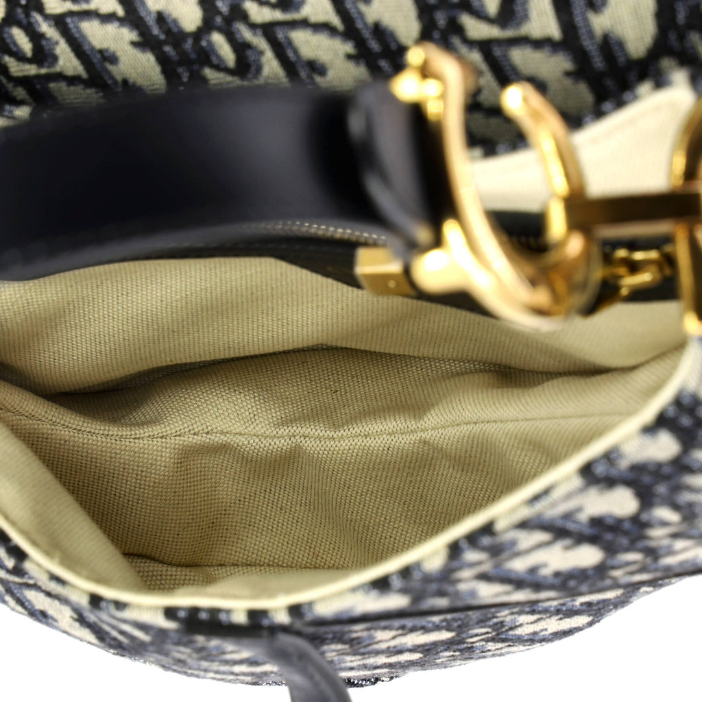 Saddle Handbag Oblique Canvas Medium