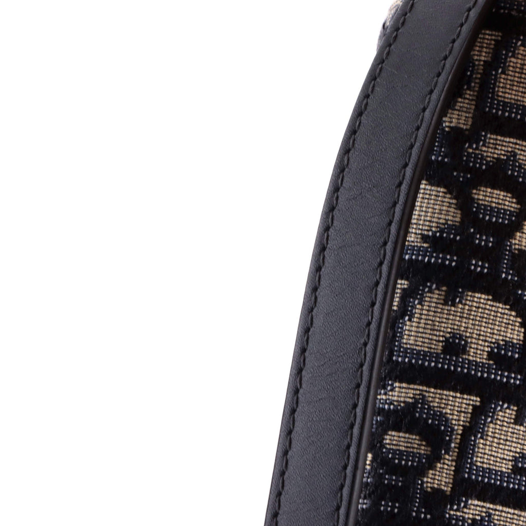 Saddle Handbag Oblique Canvas Mini