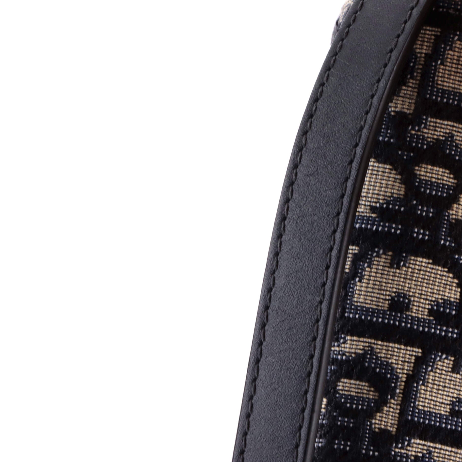 Saddle Handbag Oblique Canvas Mini