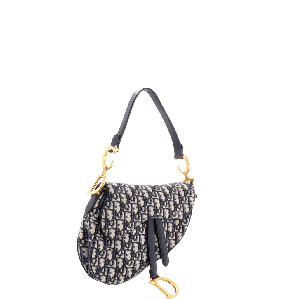 Saddle Handbag Oblique Canvas Medium