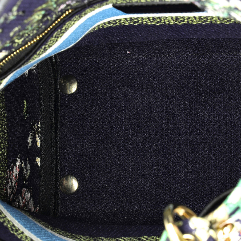 Lady D-Lite Bag Embroidered Canvas Medium