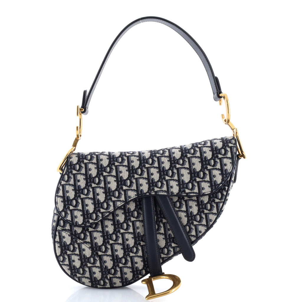 Saddle Handbag Oblique Canvas Medium