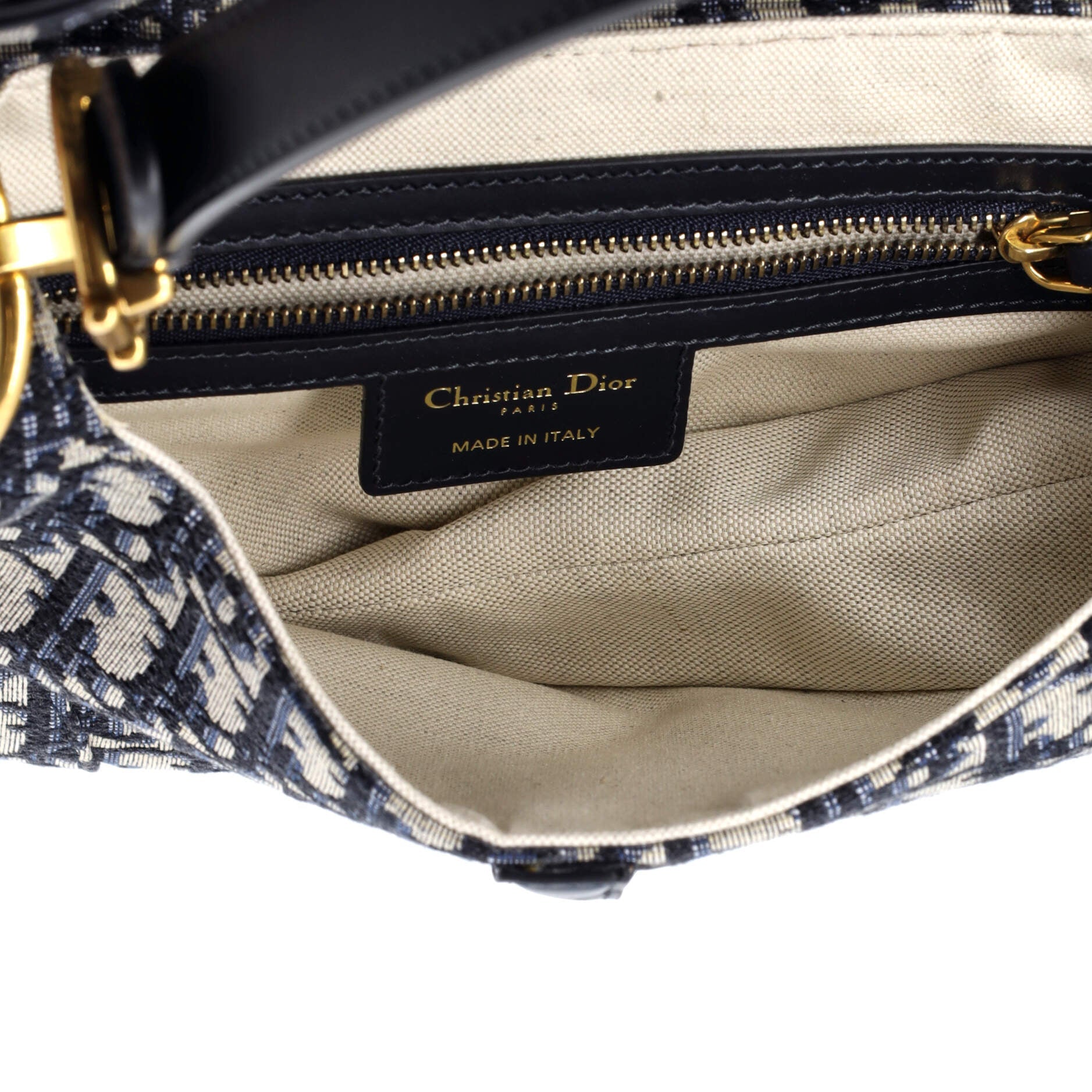 Saddle Handbag Oblique Canvas Medium