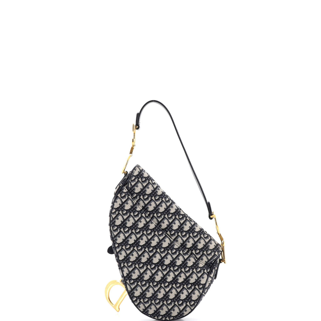 Saddle Handbag Oblique Canvas Medium