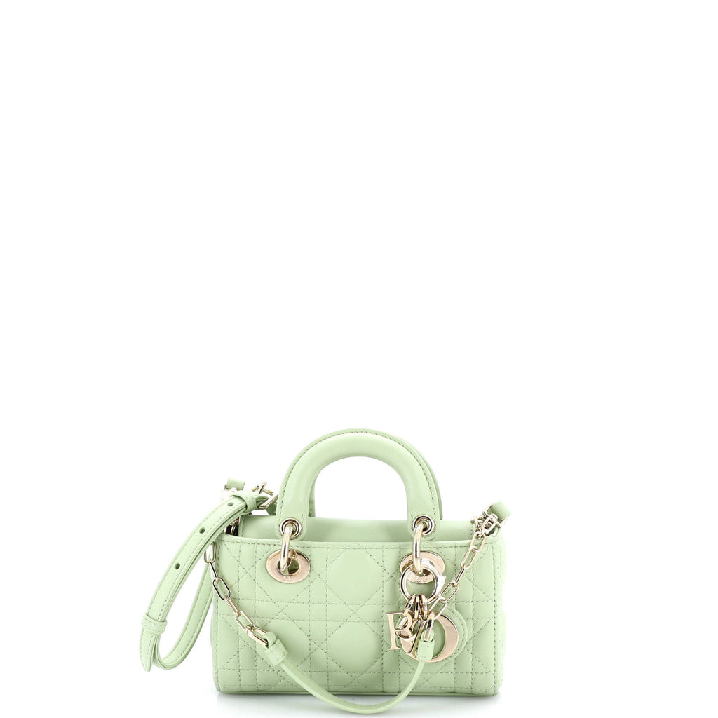 Lady D-Joy Bag Cannage Quilt Lambskin Micro