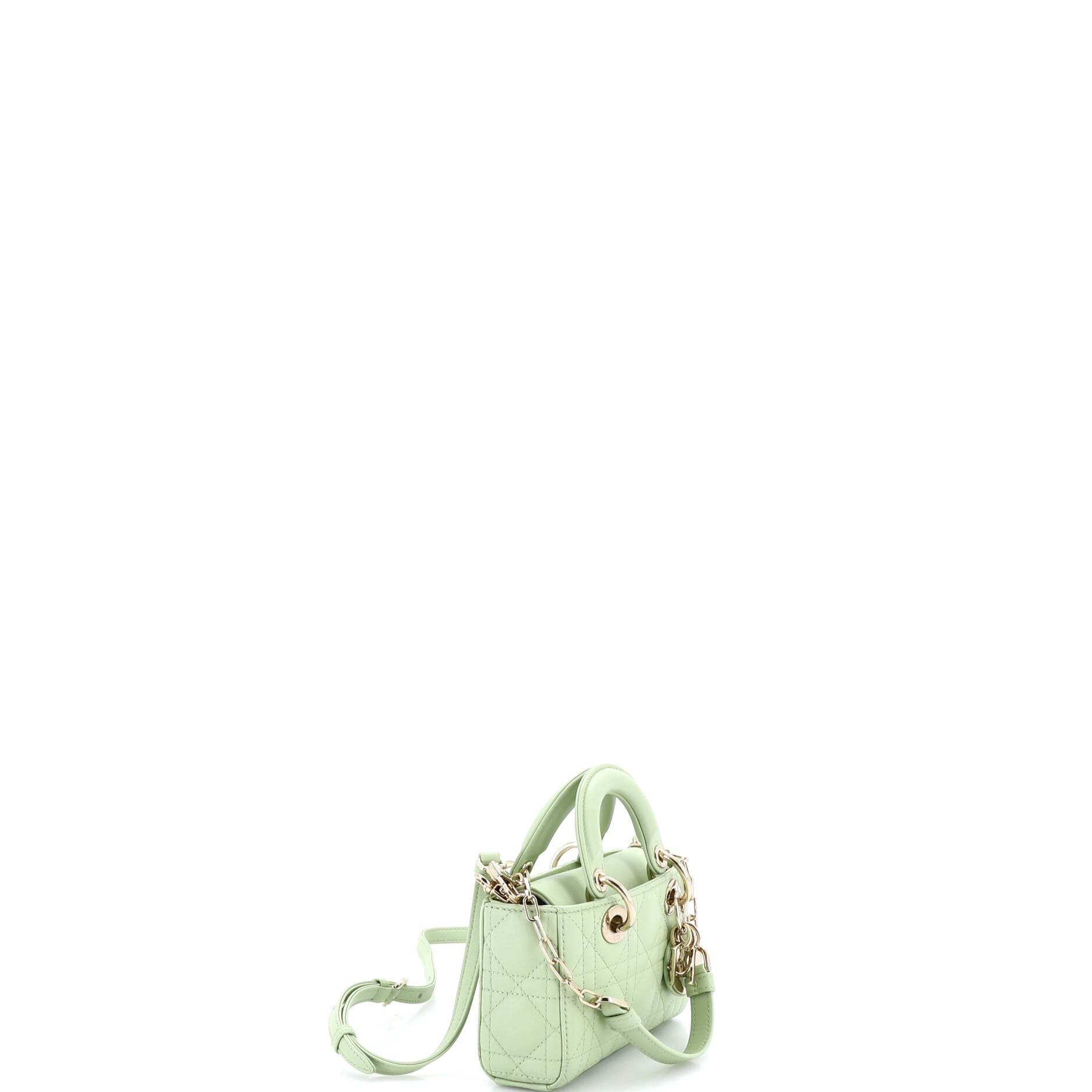Lady D-Joy Bag Cannage Quilt Lambskin Micro