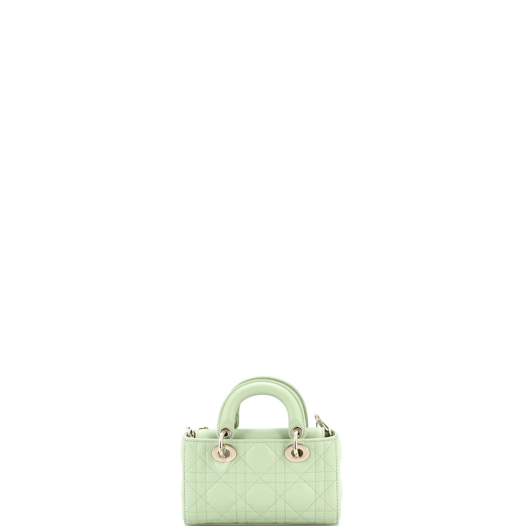 Lady D-Joy Bag Cannage Quilt Lambskin Micro