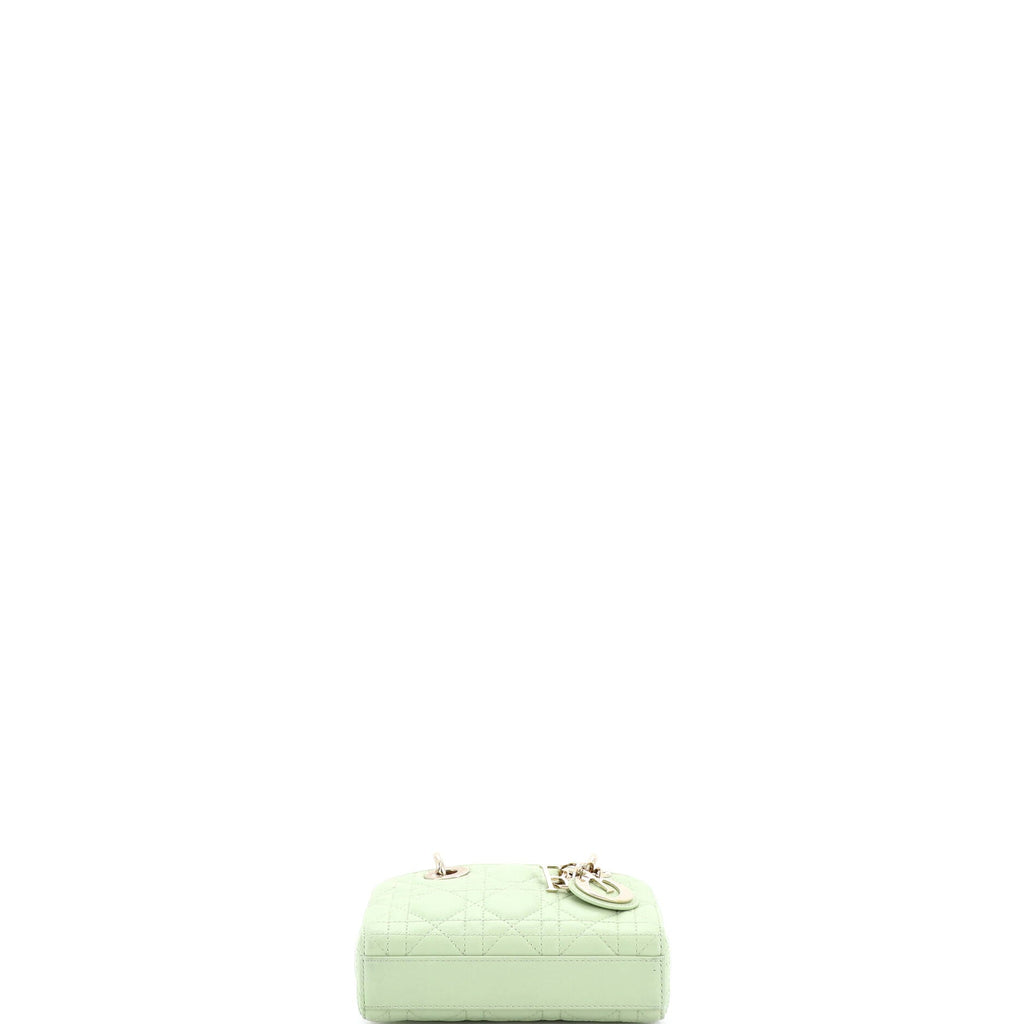 Lady D-Joy Bag Cannage Quilt Lambskin Micro