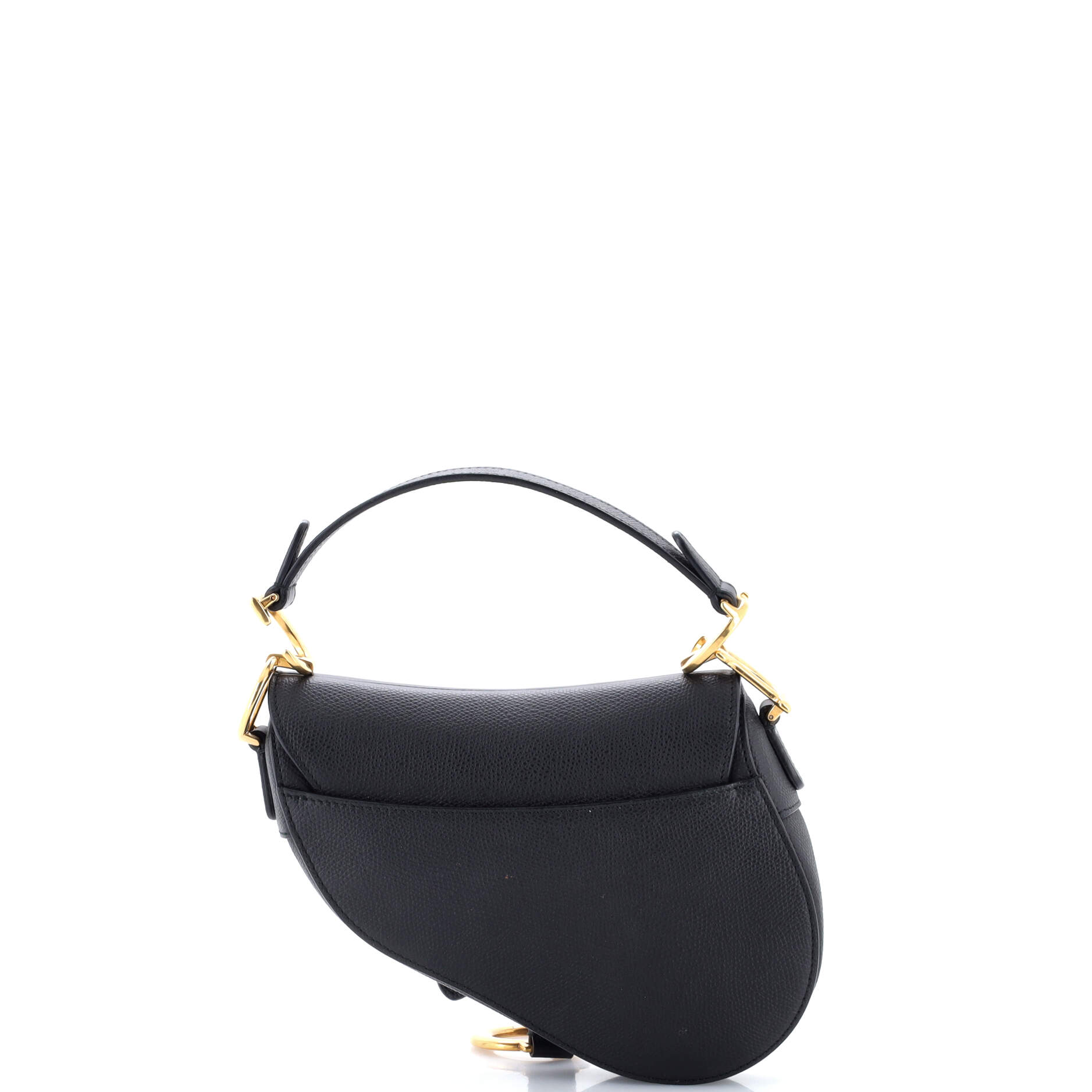 Saddle Handbag Leather Mini