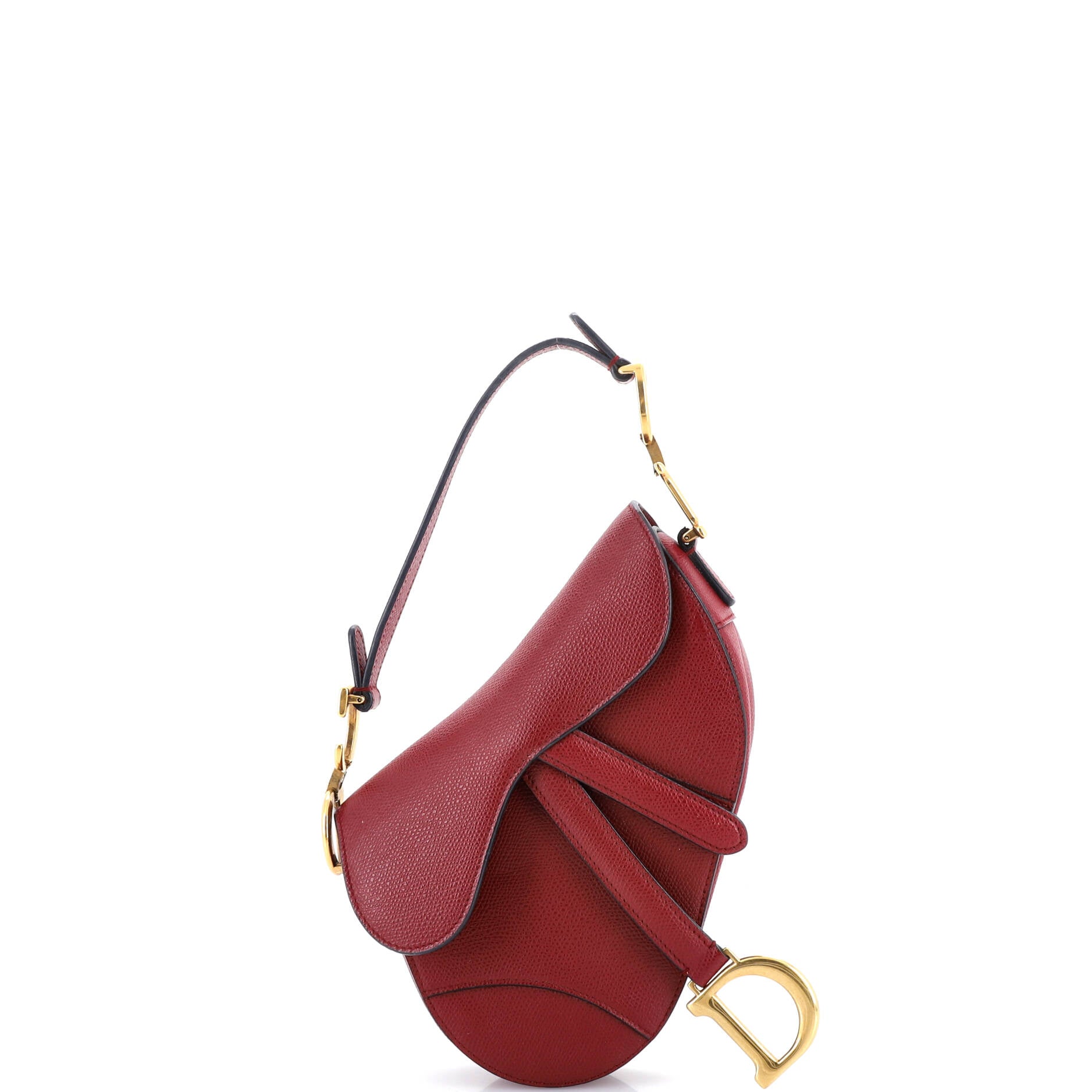Saddle Handbag Leather Mini
