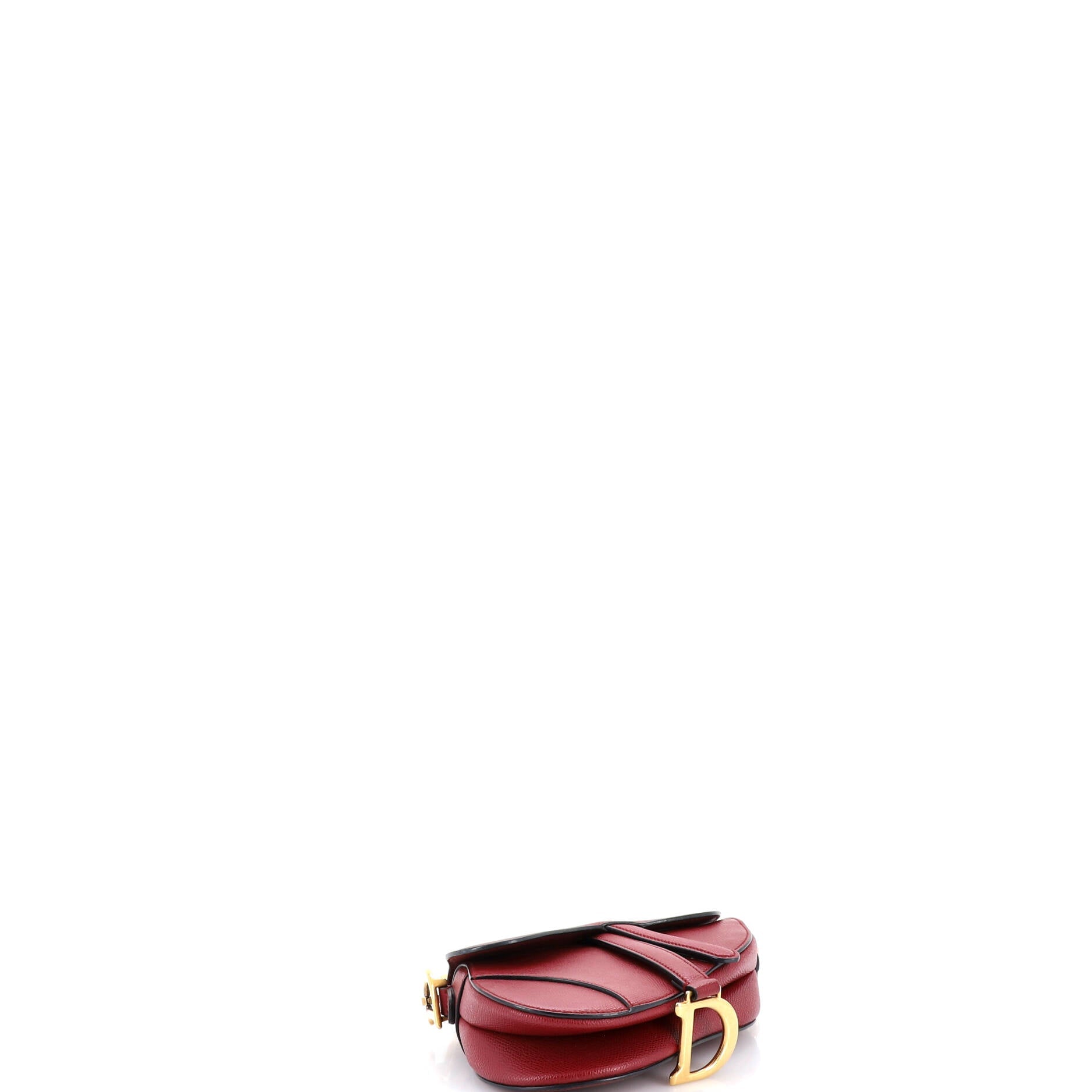 Saddle Handbag Leather Mini