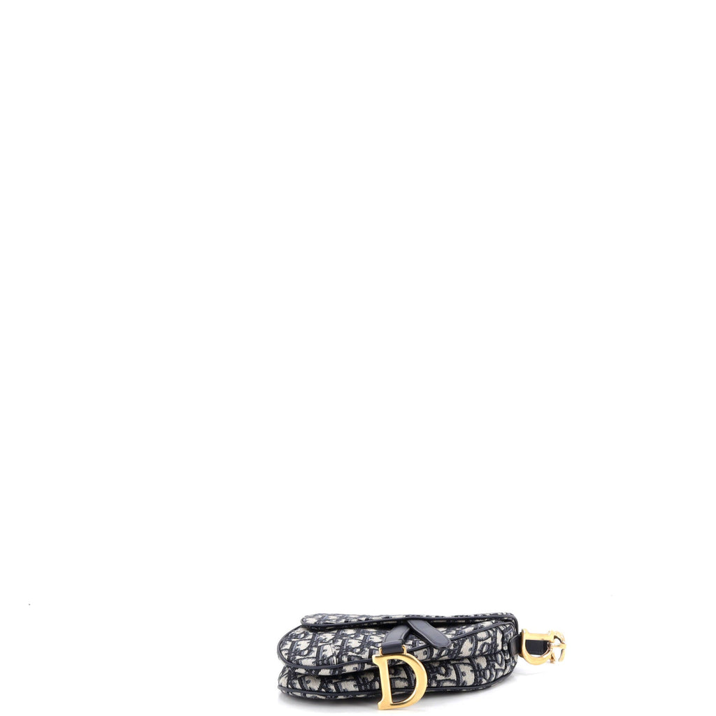 Saddle Handbag Oblique Canvas Mini