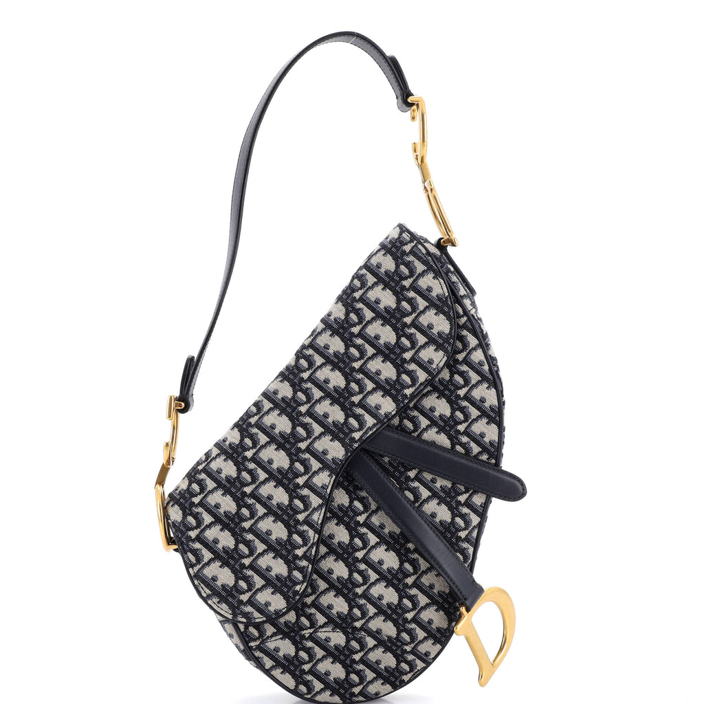 Saddle Handbag Oblique Canvas Medium