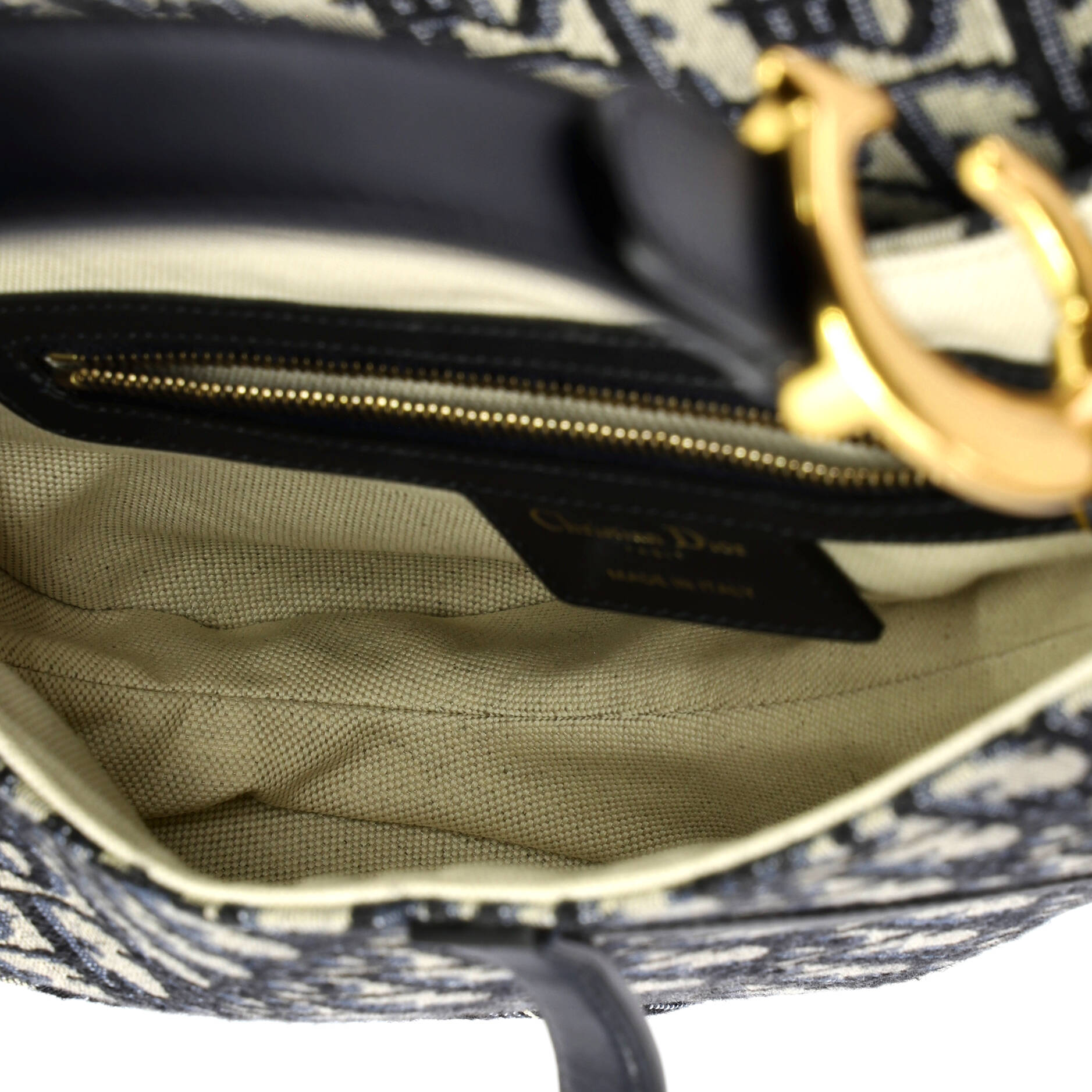 Saddle Handbag Oblique Canvas Medium