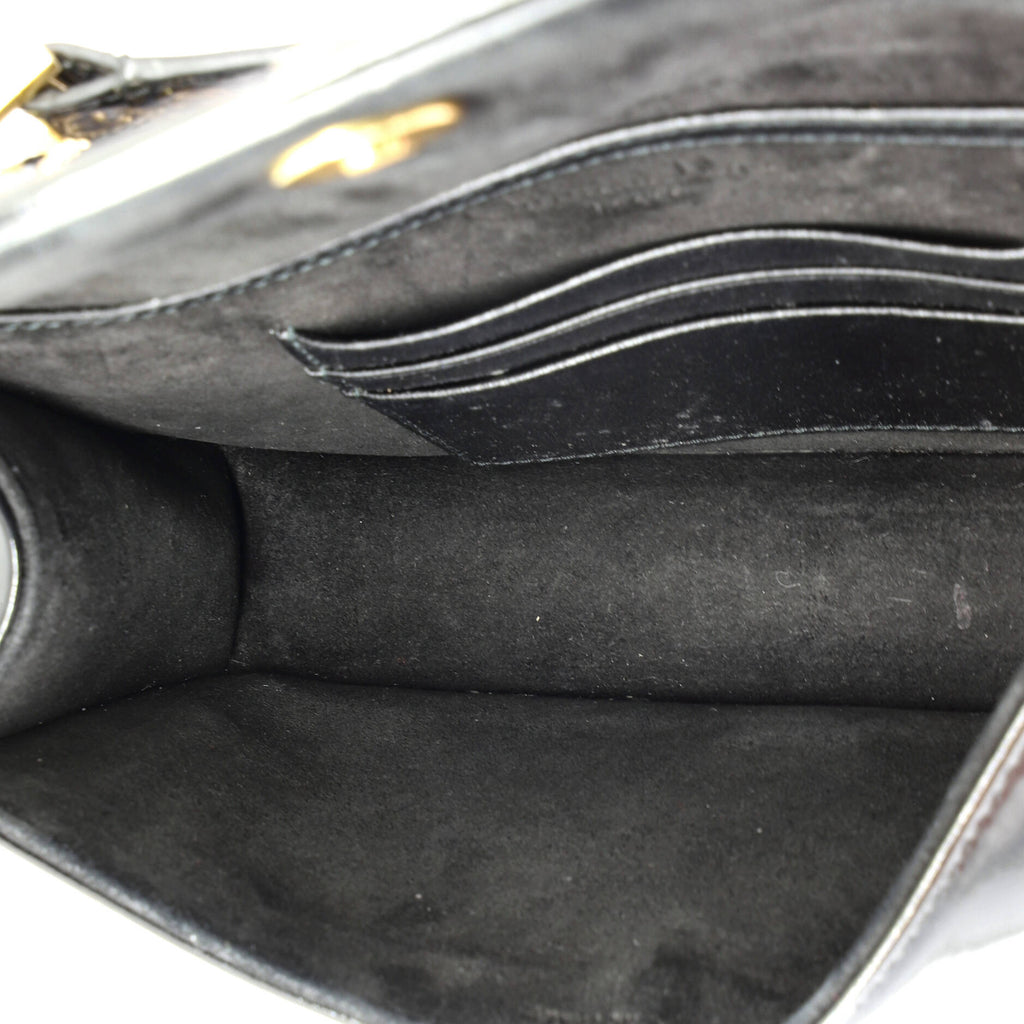 Diorama Chain Flap Clutch Studded Patent