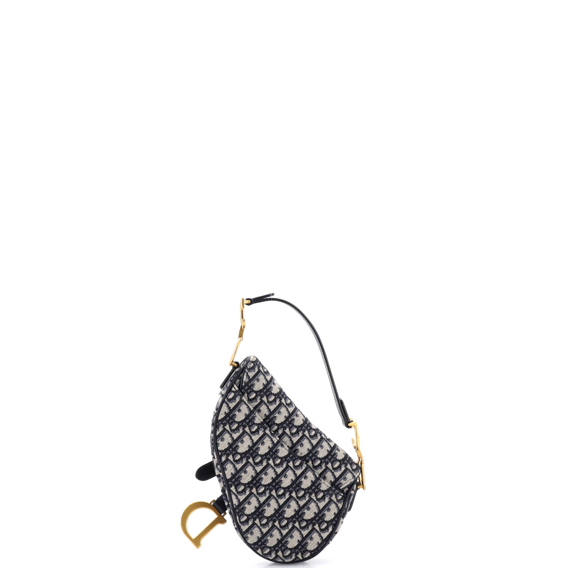 Saddle Handbag Oblique Canvas Mini