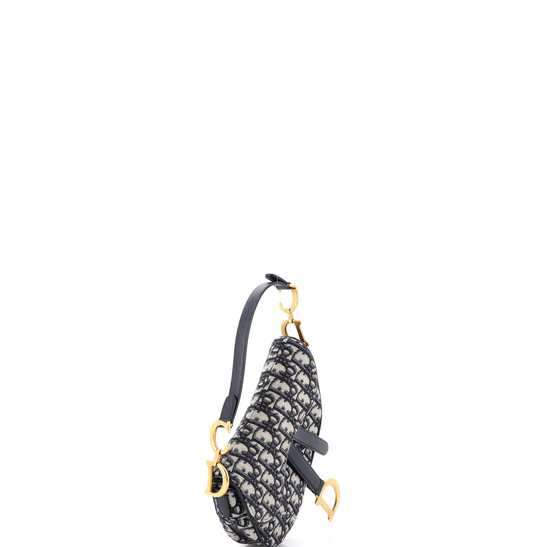 Saddle Handbag Oblique Canvas Mini