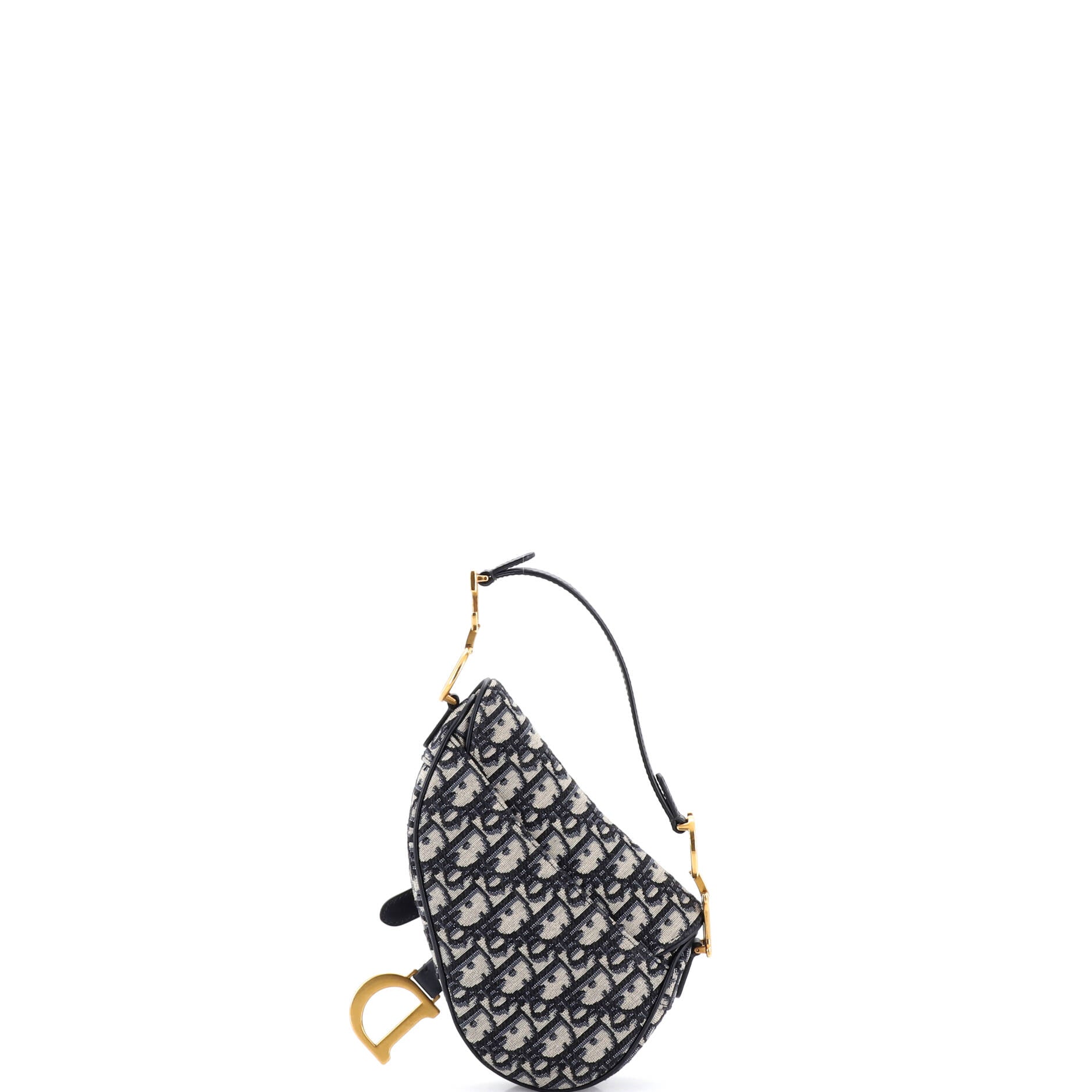 Saddle Handbag Oblique Canvas Mini
