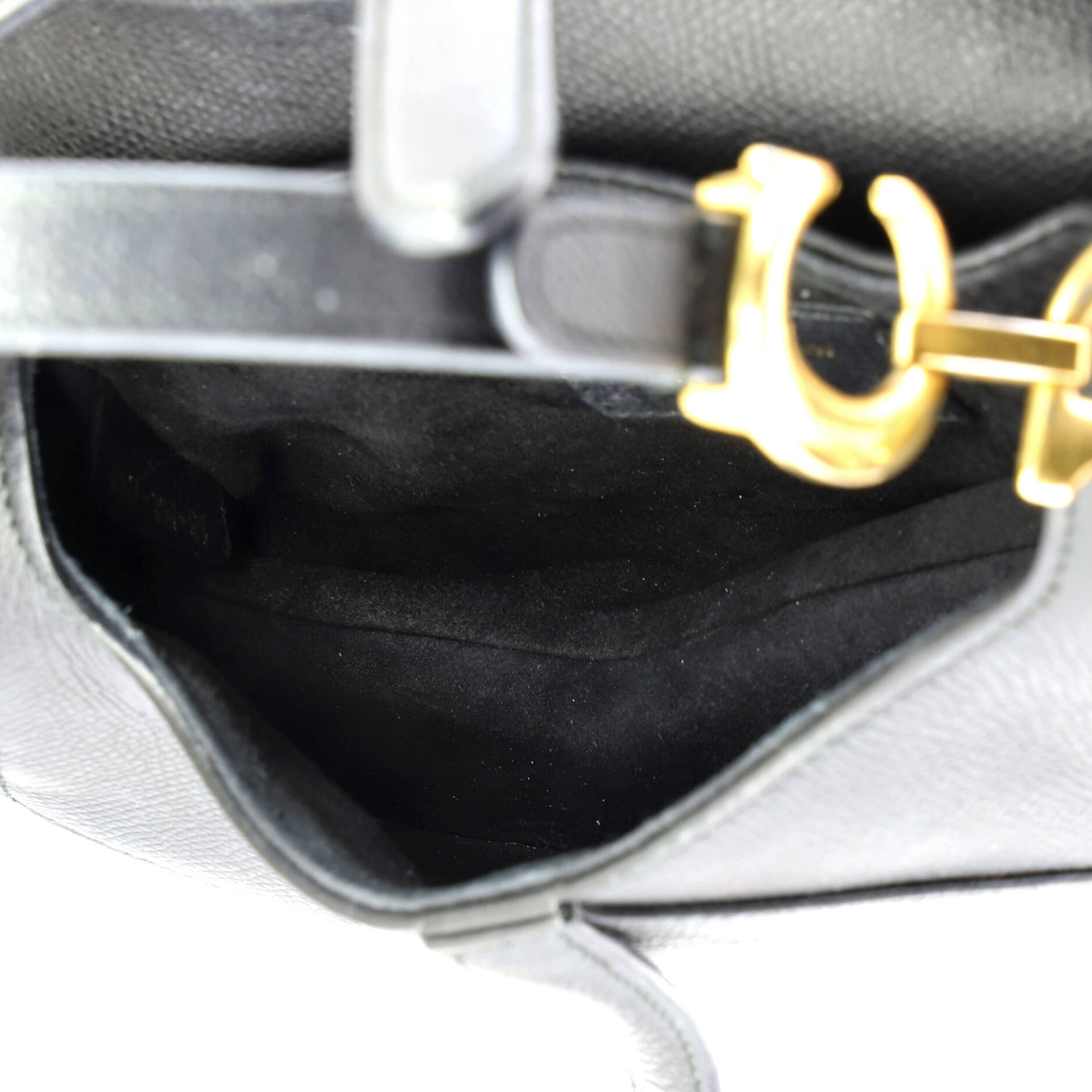 Saddle Handbag Leather Mini