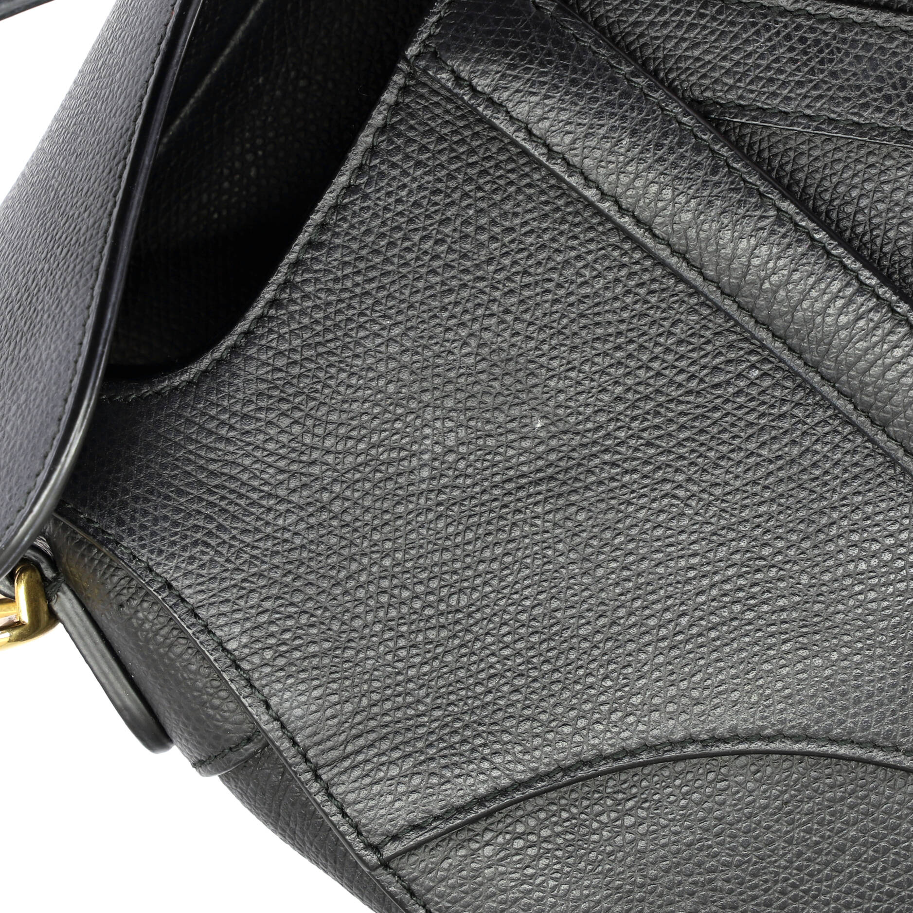 Saddle Handbag Leather Mini