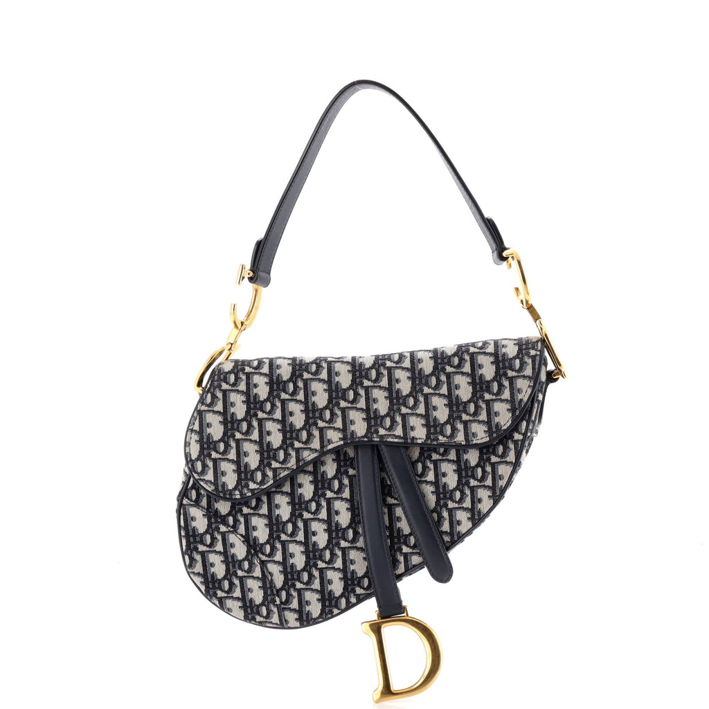 Saddle Handbag Oblique Canvas Medium