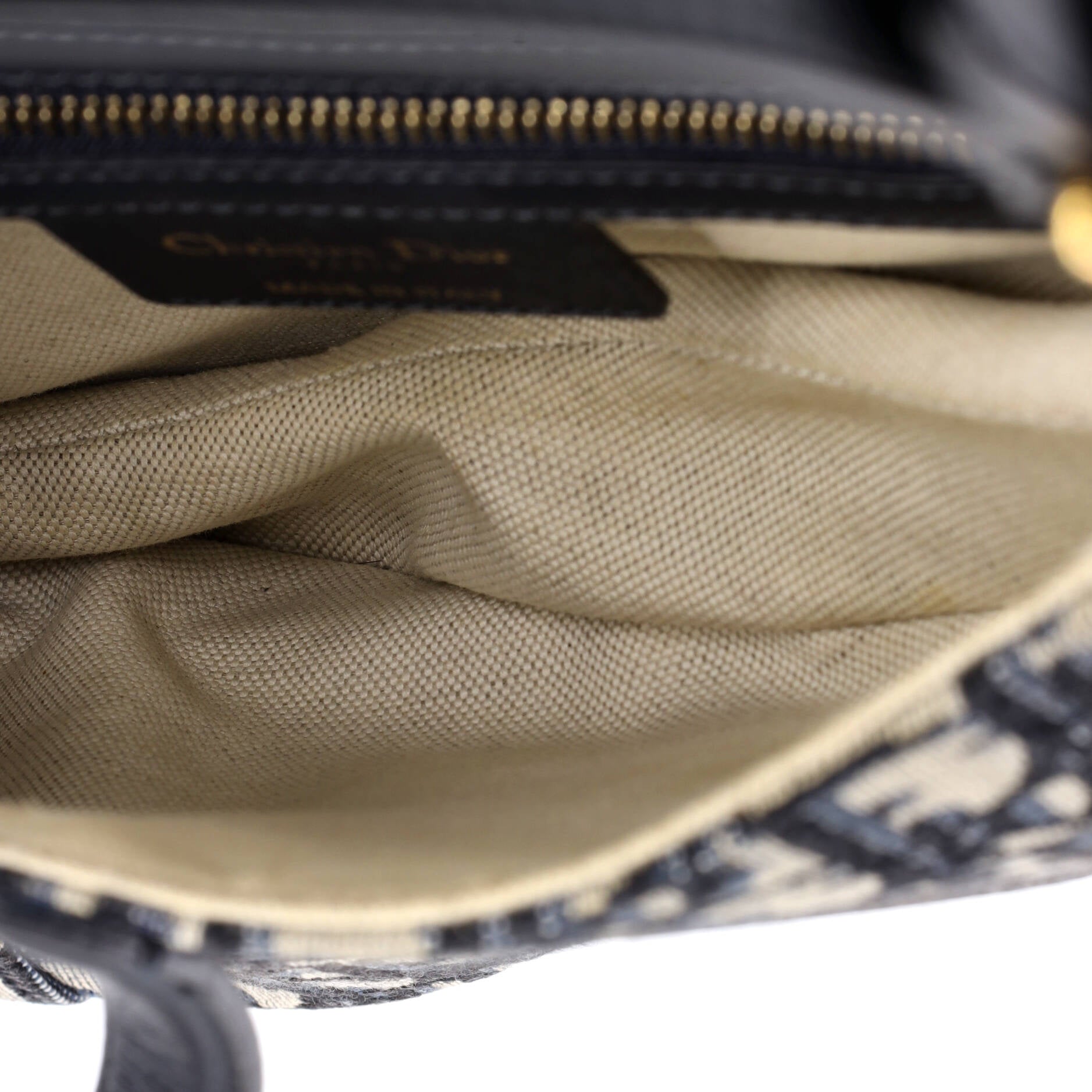 Saddle Handbag Oblique Canvas Medium