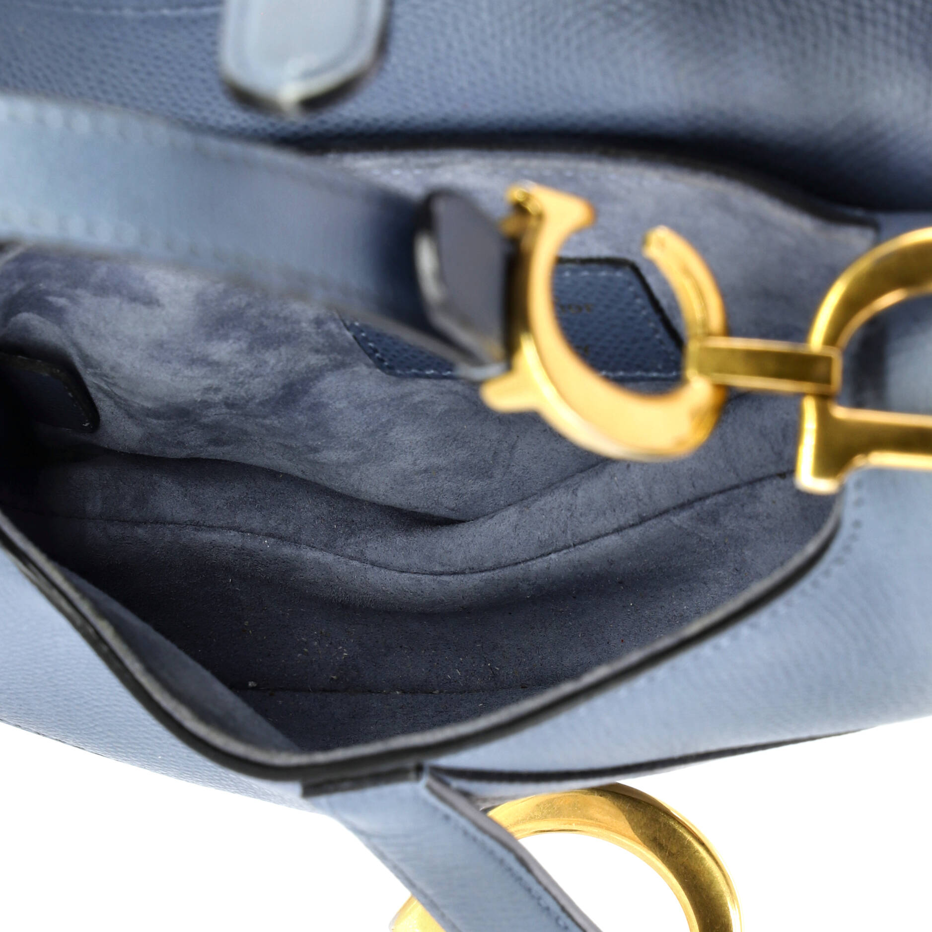 Saddle Handbag Leather Mini