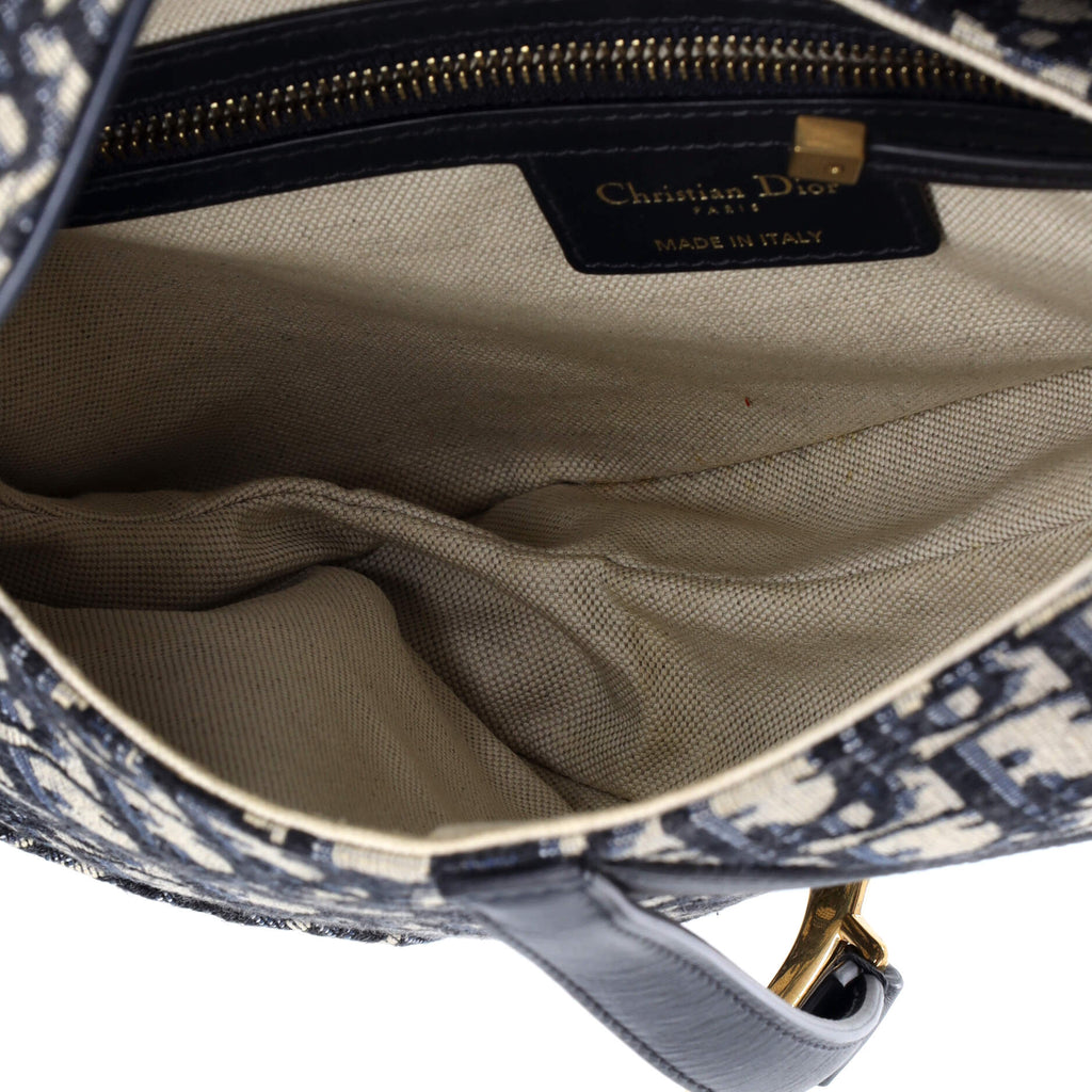 Saddle Handbag Oblique Canvas Medium
