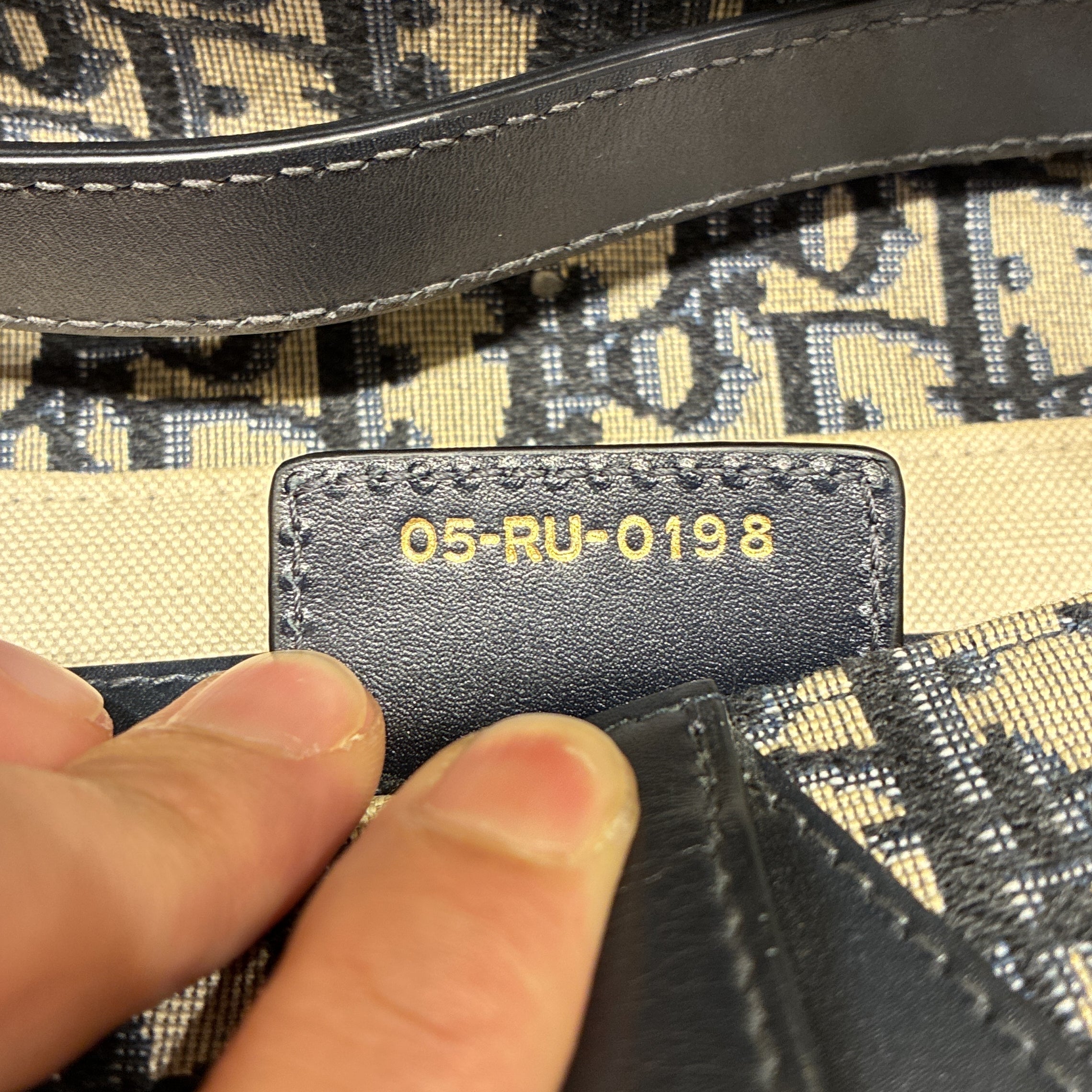 Saddle Handbag Oblique Canvas Medium