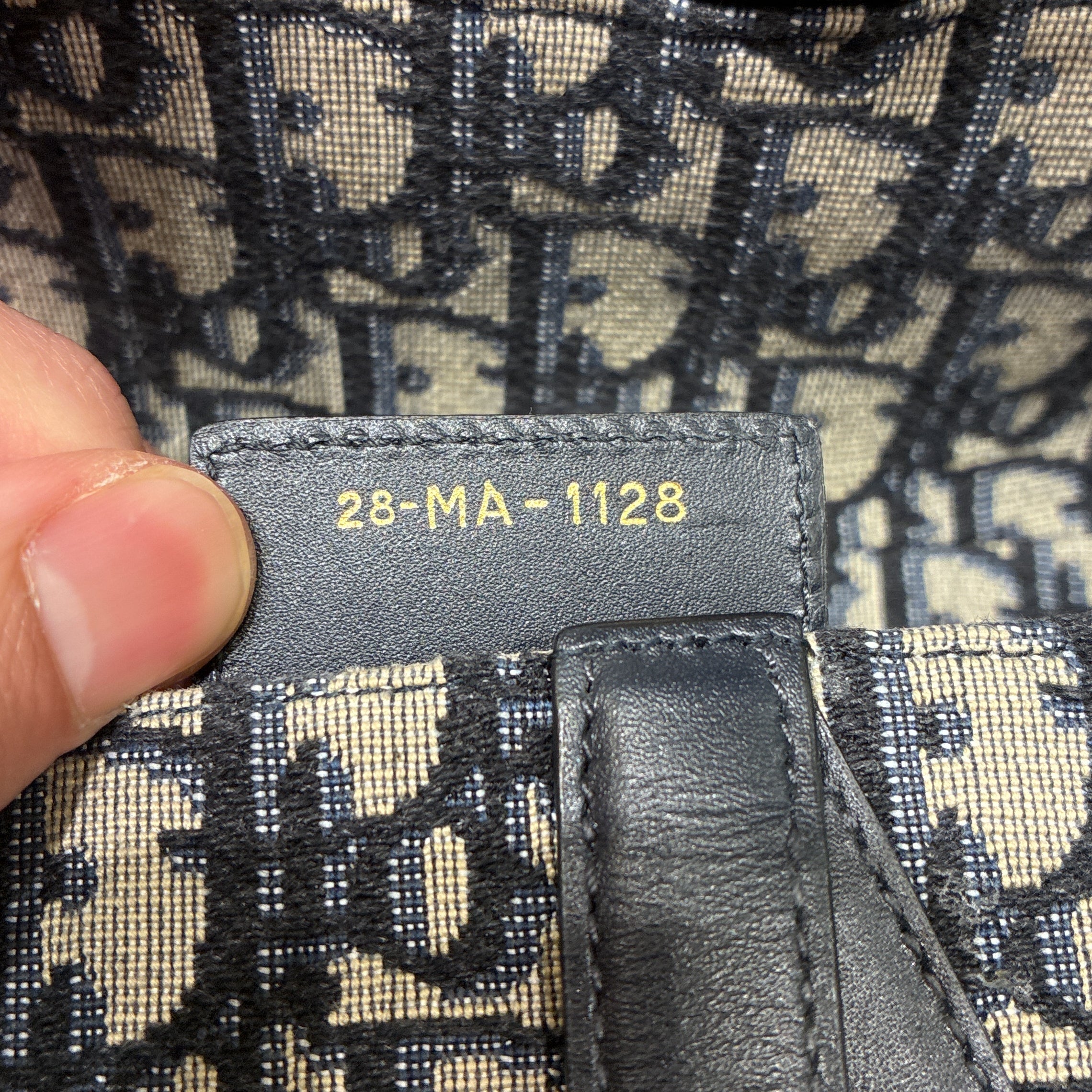 Saddle Handbag Oblique Canvas Medium