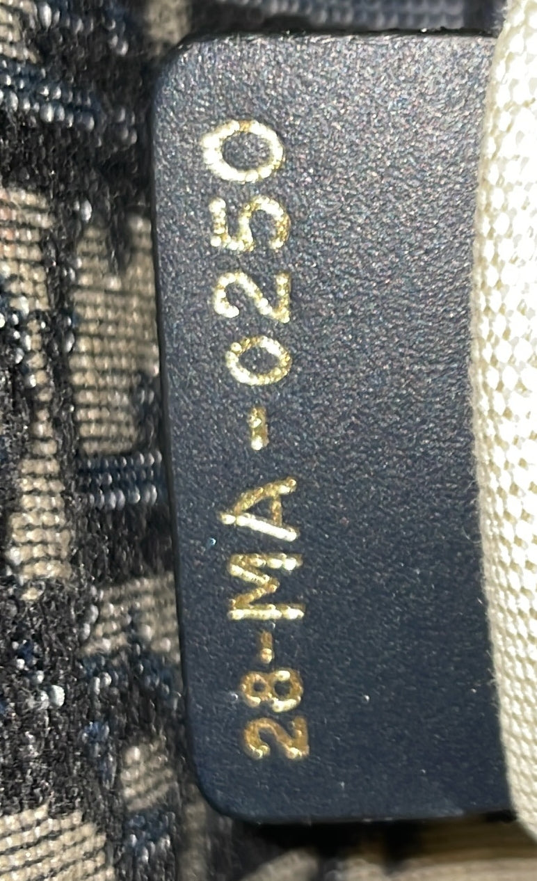 Saddle Handbag Oblique Canvas Mini