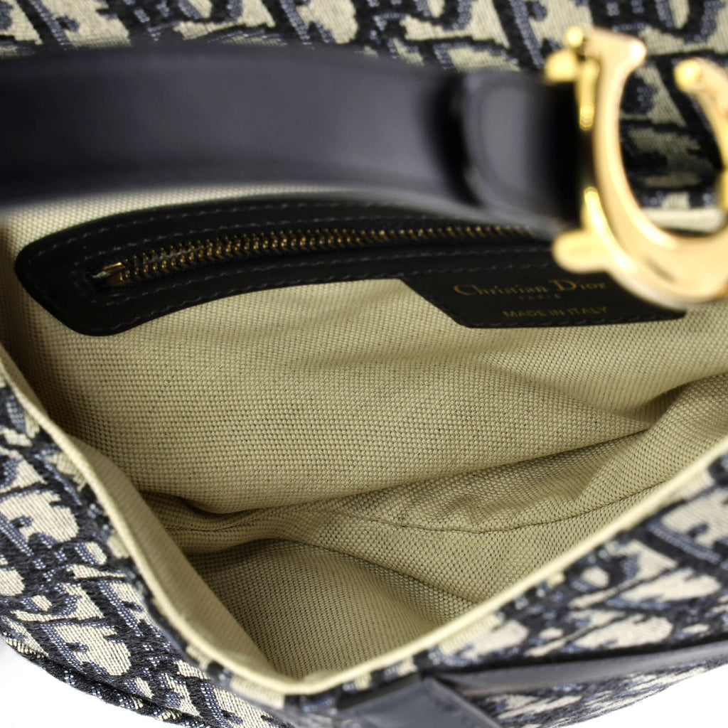 Saddle Handbag Oblique Canvas Medium