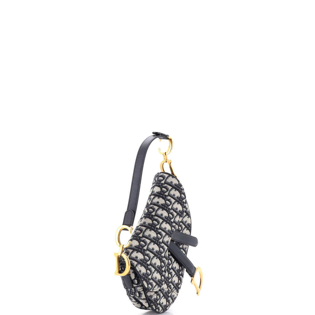 Saddle Handbag Oblique Canvas Mini