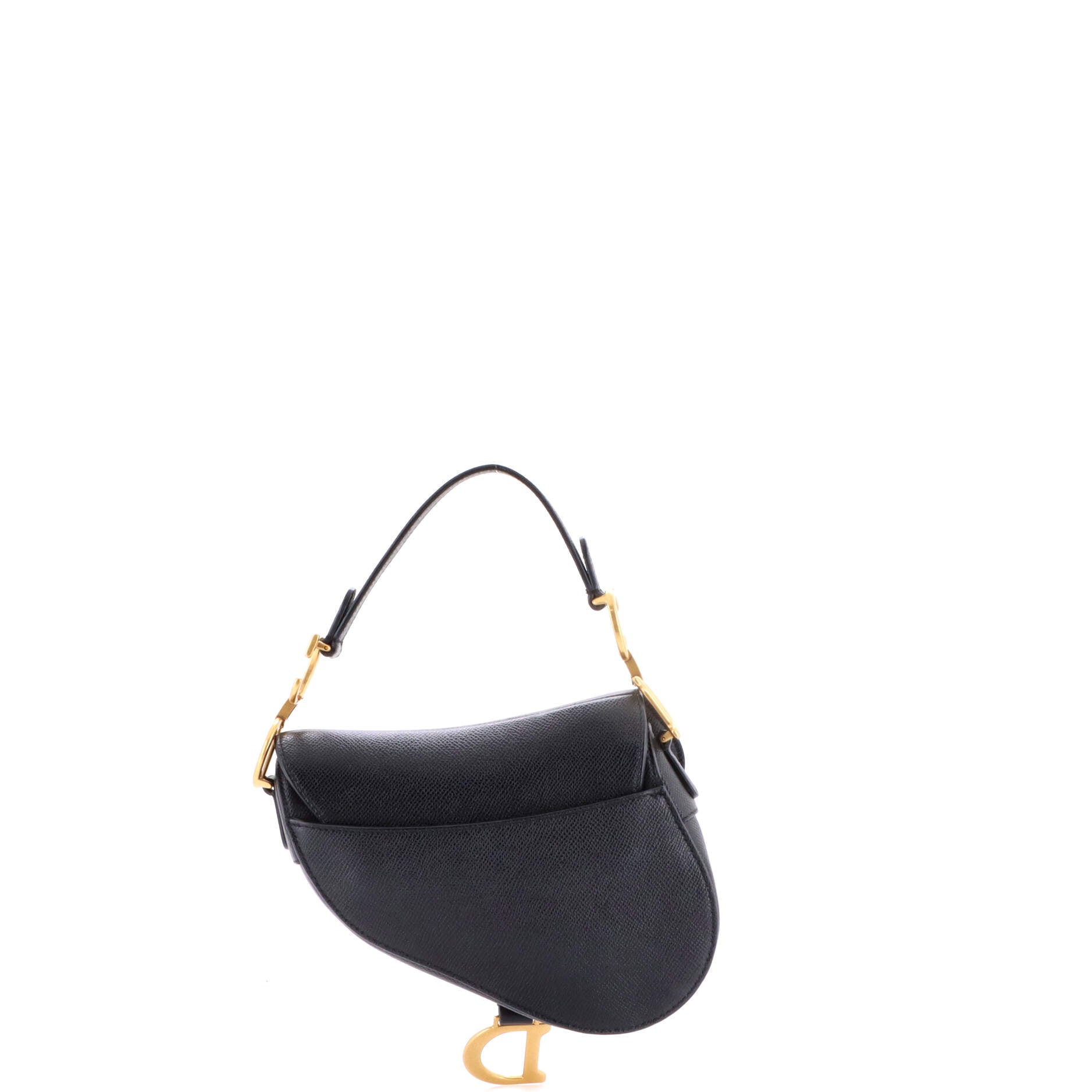 Saddle Handbag Leather Mini